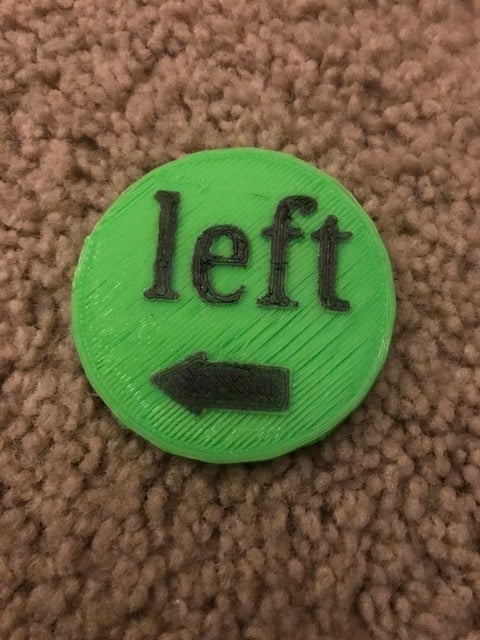 left or right coin