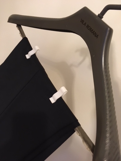 Pant-clip for coat hanger