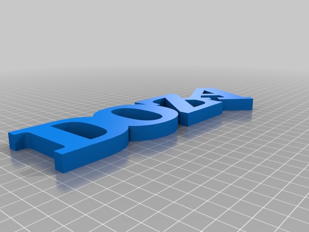 My Customized Variable WORD Sculpture