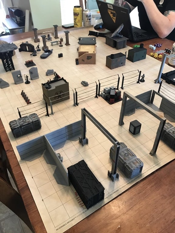 28mm Sci Fi gaming walls for table top
