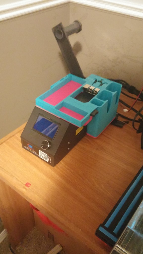 CR-10 Tool & SD Card Extension Holder with Pi Case