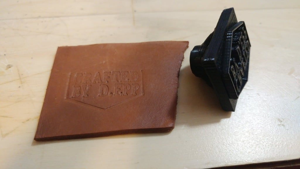 Leatherworking Stamp Blank (30mm Craftool design)