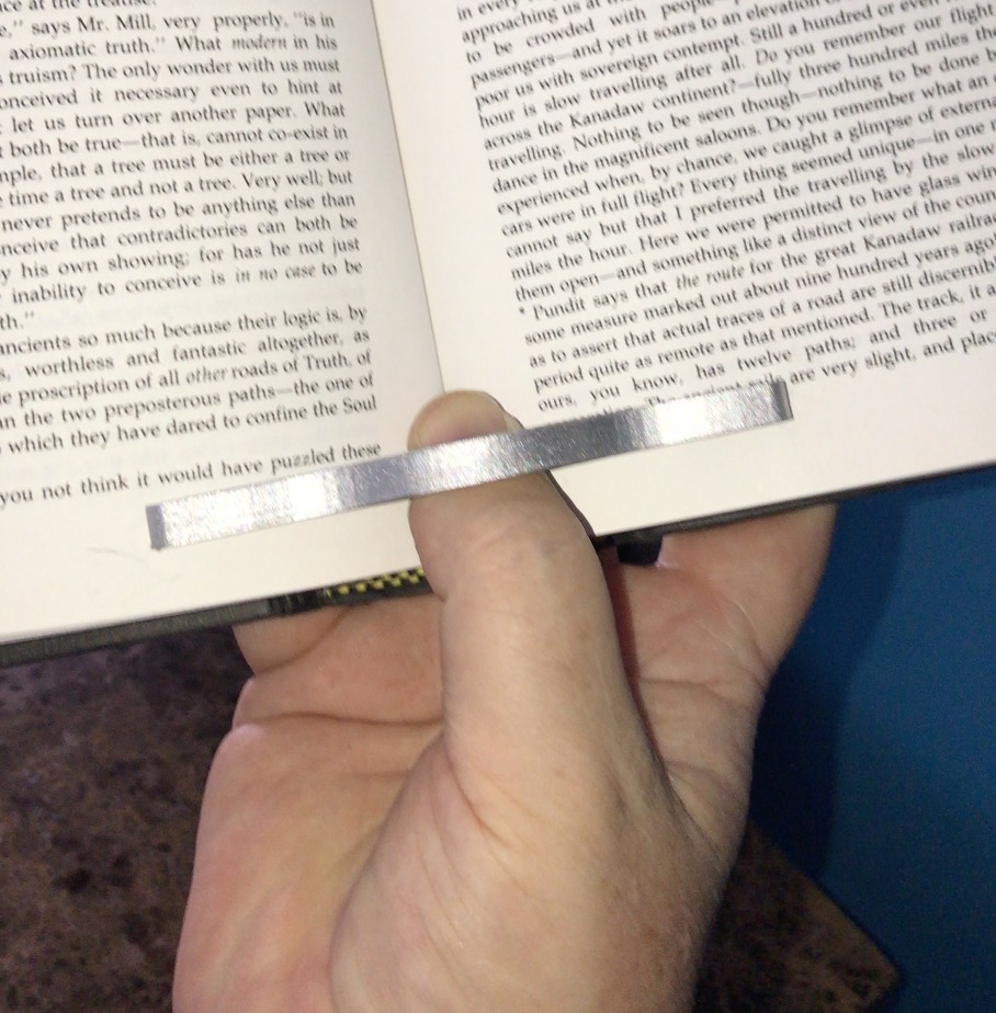 One Hand Book Holder, mini comb, Light switch blocker