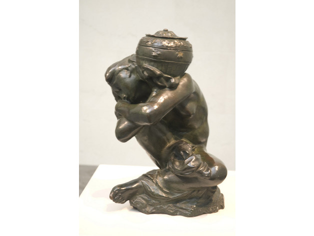 Fallen Caryatid with Urn at the Musée Rodin, Paris