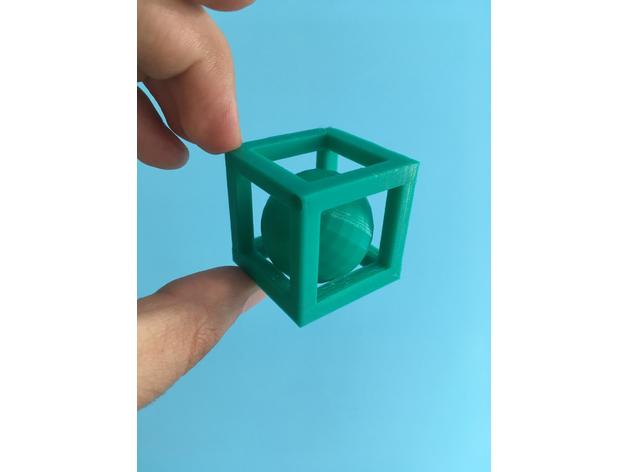 Interdimensional 3D Cube And Impossible Circle