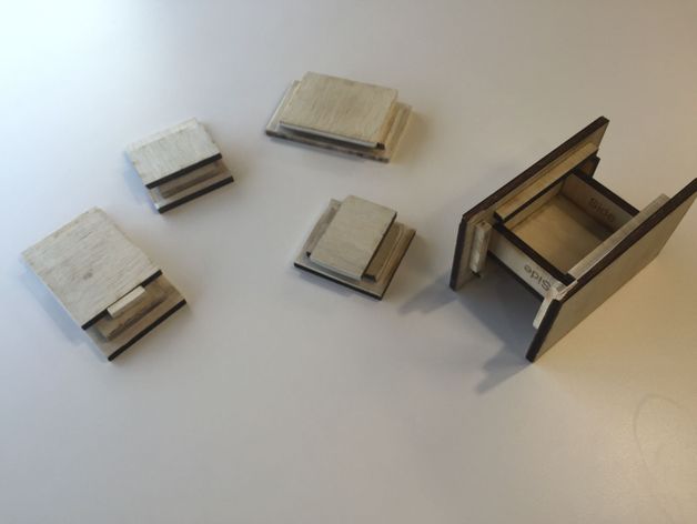 Bruce Viney's "The Matchbox" Puzzlebox for Laser Cutters