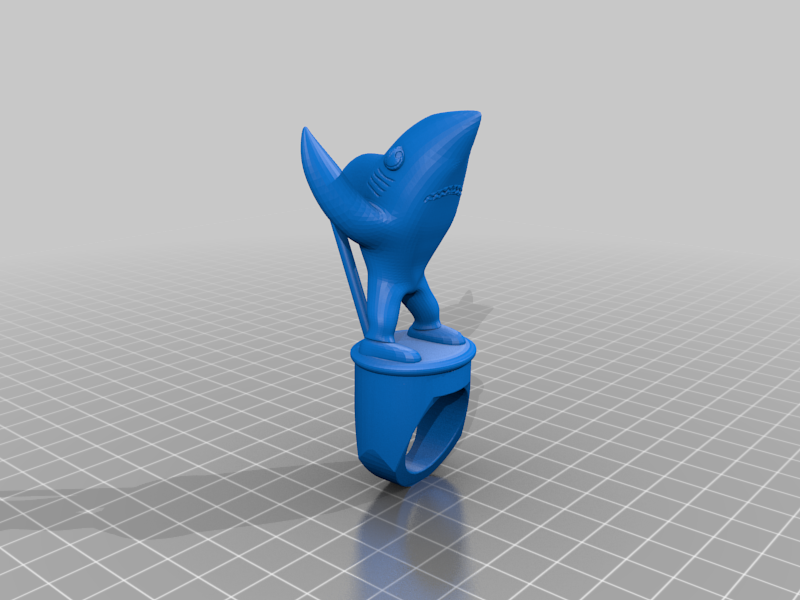 Left-Shark Ring