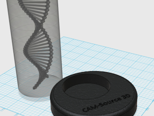 CAM-Source 3D: Encapsulated Double Helix