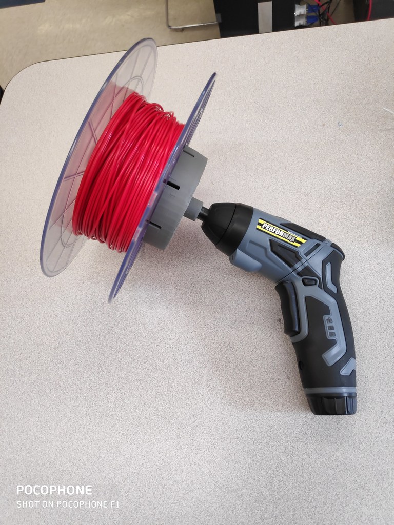 Jig to Wind Sindoh 3DWOX Filament Spool