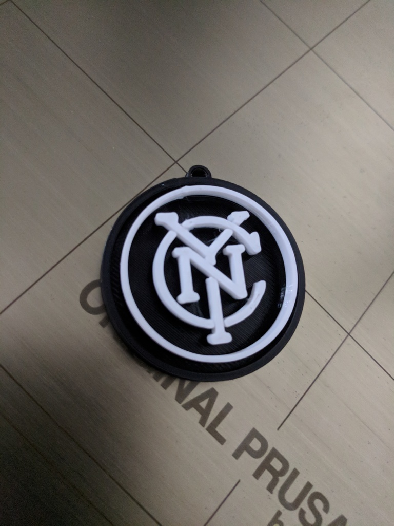 Mini New York City Football Club Keychain