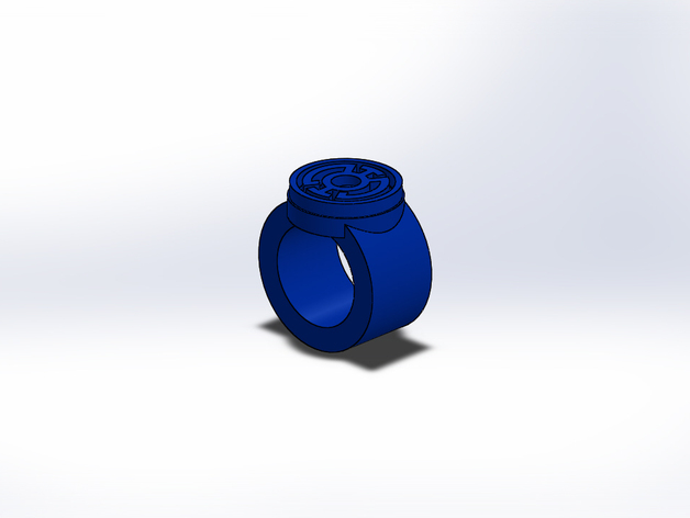 Blue Lantern ring