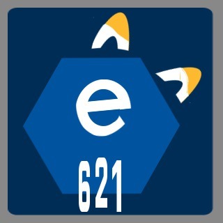 e621 logo 3d model