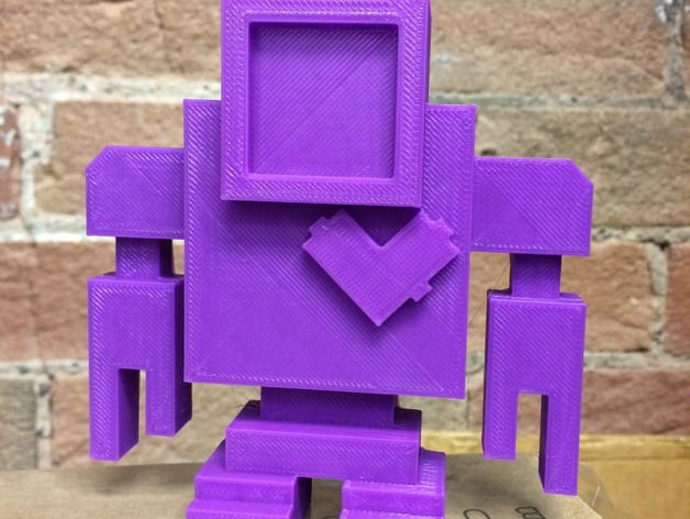 LoveBot the Robot (Flat Print)