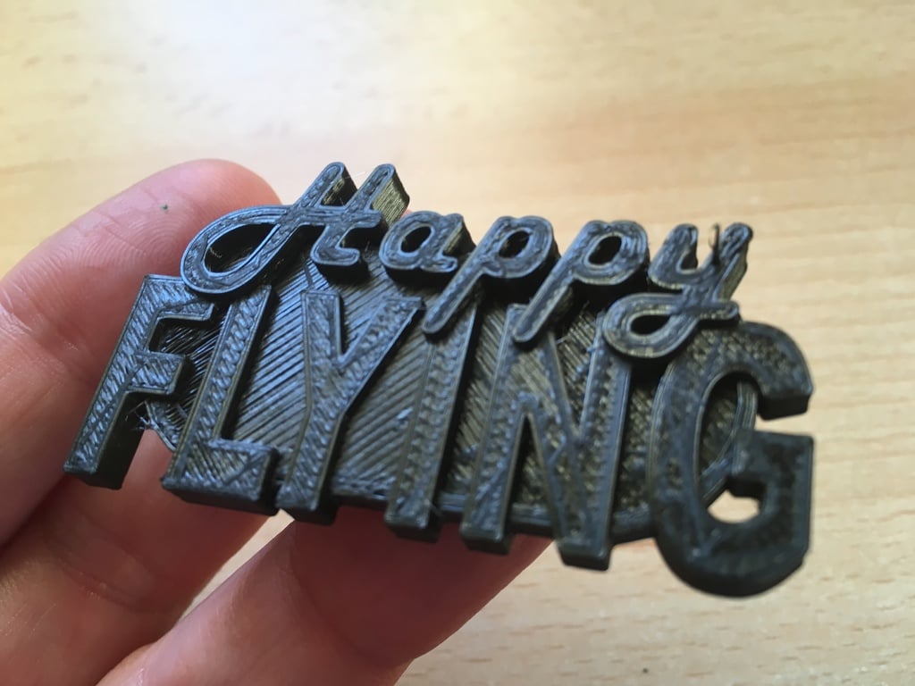 Painless360 'Happy Flying' Catchphrase Badge