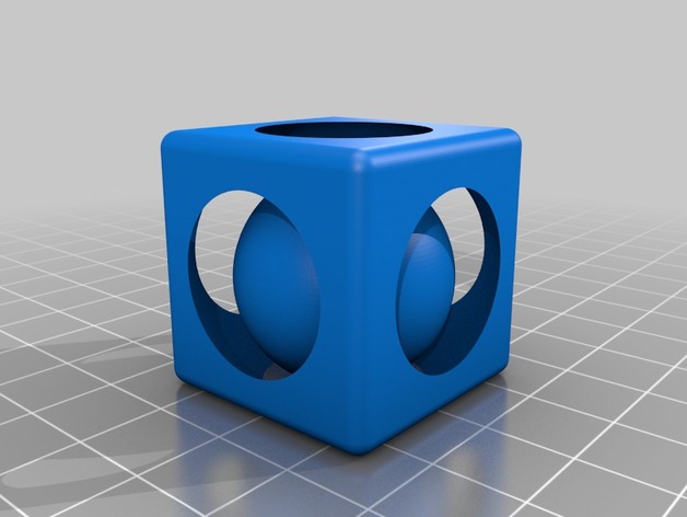 Customizable Ball within Cube