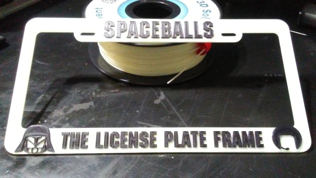 (Fixed) Spaceballs, The License Plate Frame
