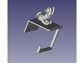 Cat toilet paper phone holder 3D model