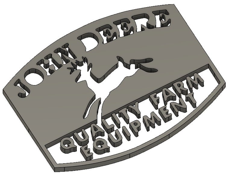 Quality Farm Equipment by John Deere badge