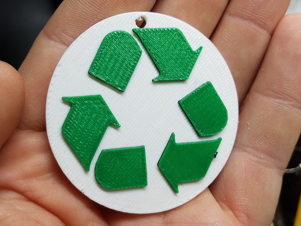 Recycle Keychain