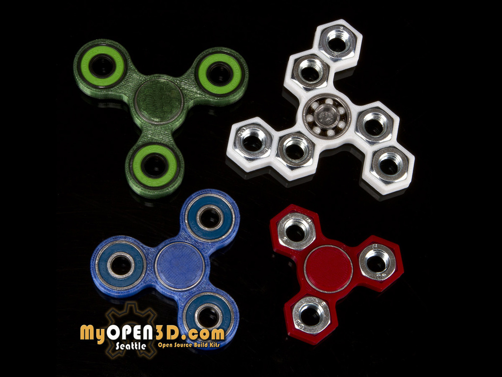 MyOpen3D Fidget Spinner Collection