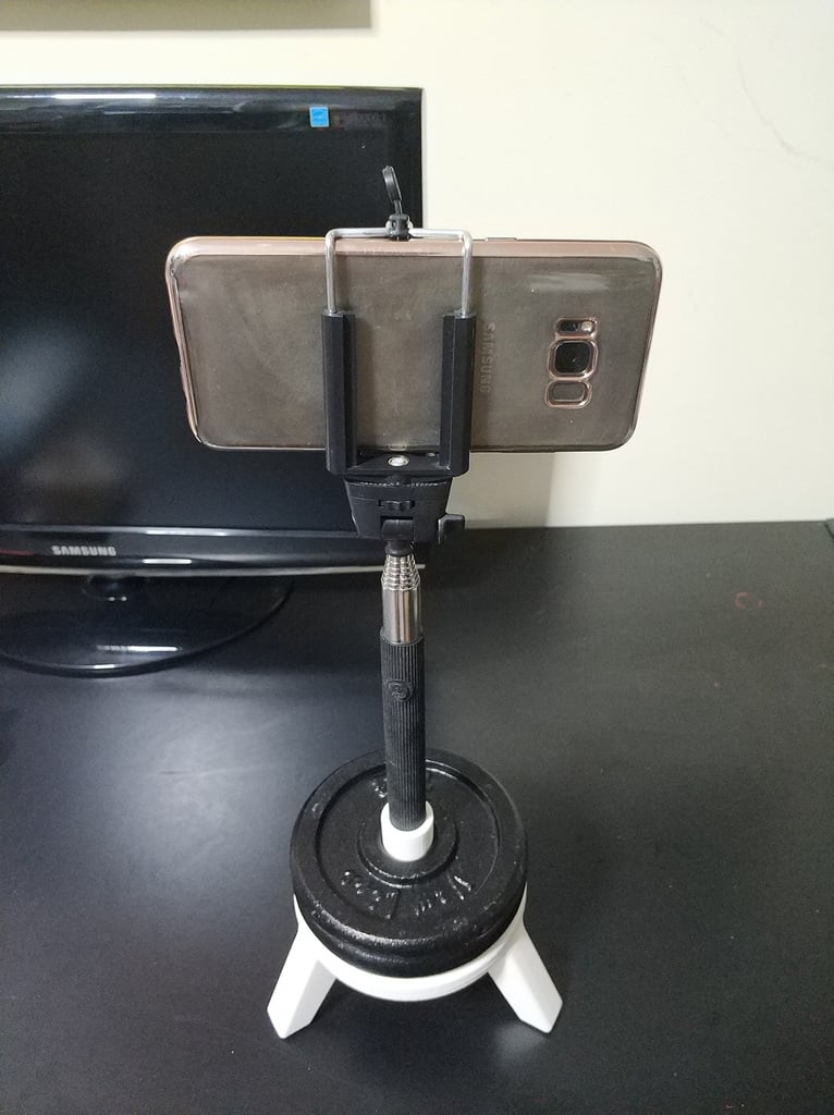 Selfie stick - Monopod Support Platform (for a 18mm diameter stick)