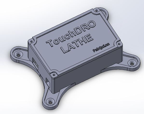 TouchDRO Enclosure for Arduino UNO LATHE