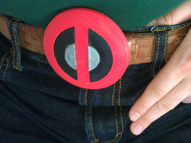 Deadpool belt logo - awesomeness on your pants!