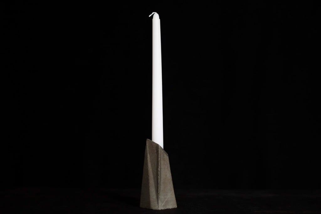 Faceted Candle Holder - Concrete Mold