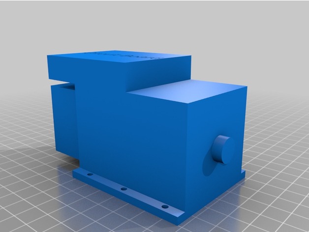 Laser Module Model - 50 mm x 50 mm x 100 mm with mounting template