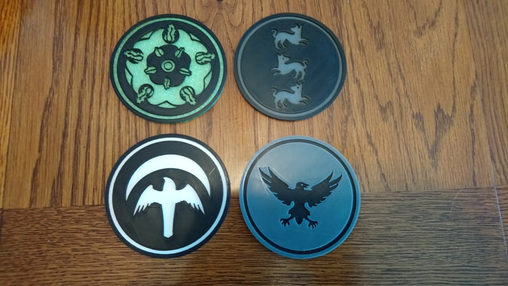 Game of Thrones Coasters (Remix, More Houses)