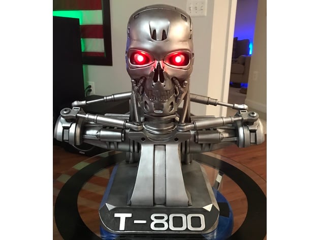 Terminator T800 Full Bust Scaled 11