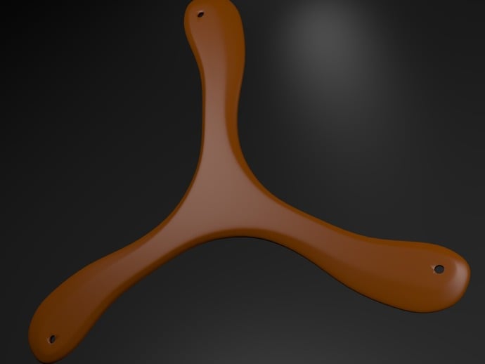 Tri-Bladed Boomerang