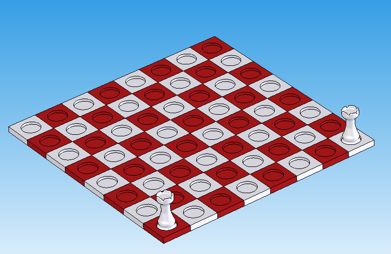 Interlocking Chess Board