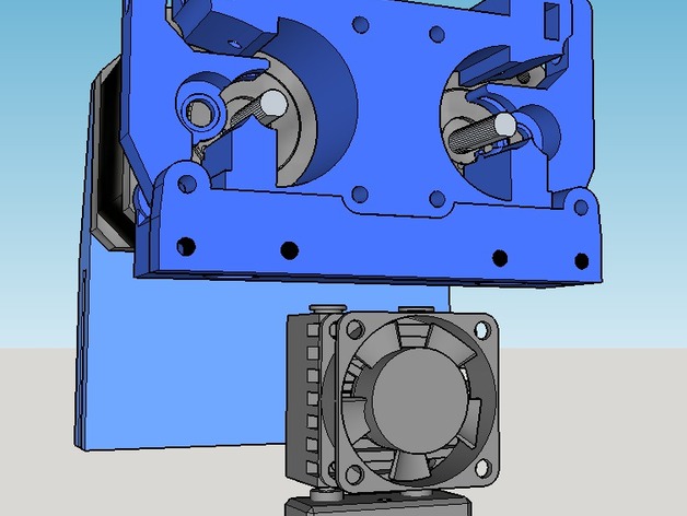 Amadon's Double Bowden Direct Drive Extruder 1.75mm filament