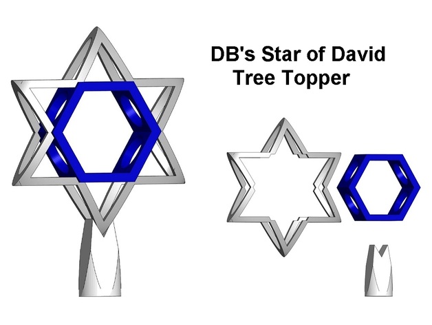 DB's Star of David tree topper