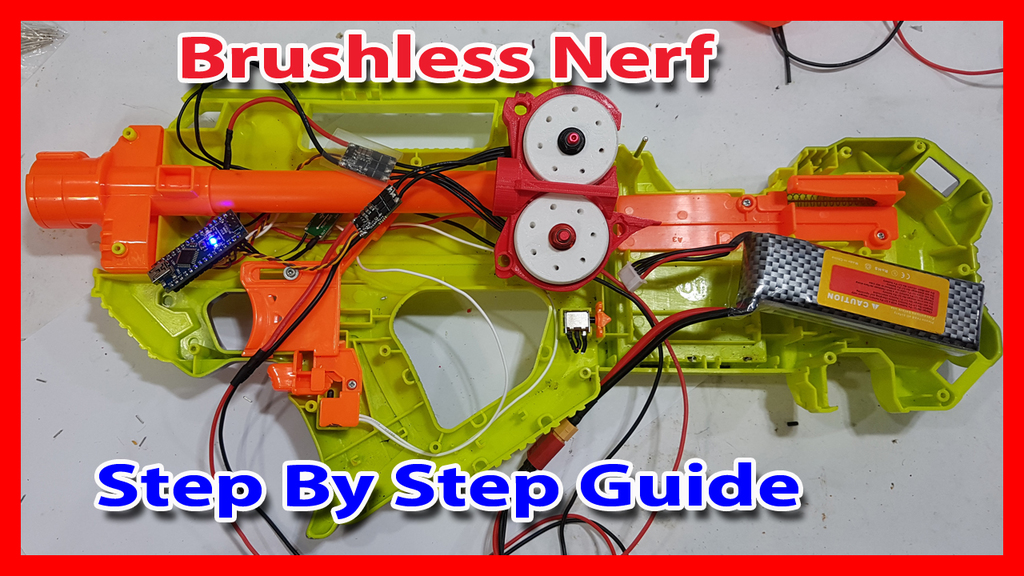 Nerf Rayven Rayvenfire Brushless Motor Setup