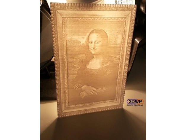 Mona Lisa Lithophane