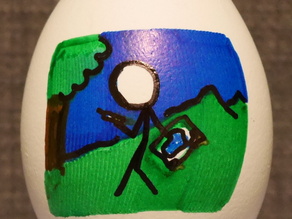 xkcd Geohashing Eggbot Design (color)