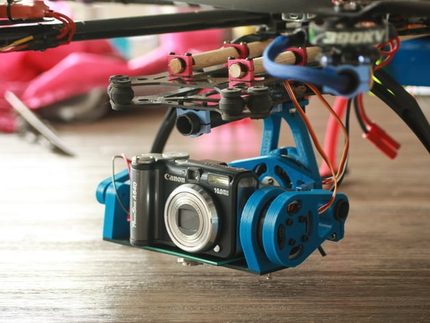 2-axis gimbal for mid-size camera