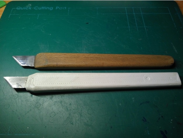 Hacksaw blade knife/tool handle - Customizable