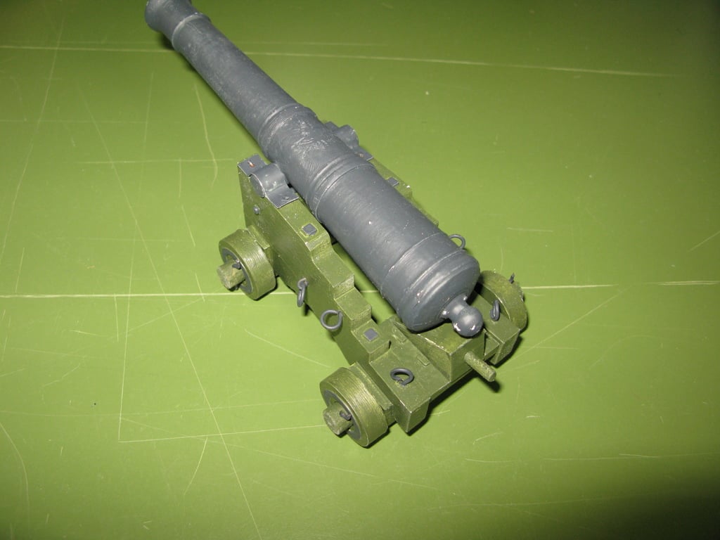 Russian iron naval cannon 8pdr 1786 1/12 