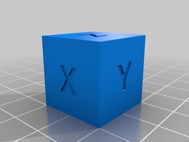 20mm XYZ Calibration Cube