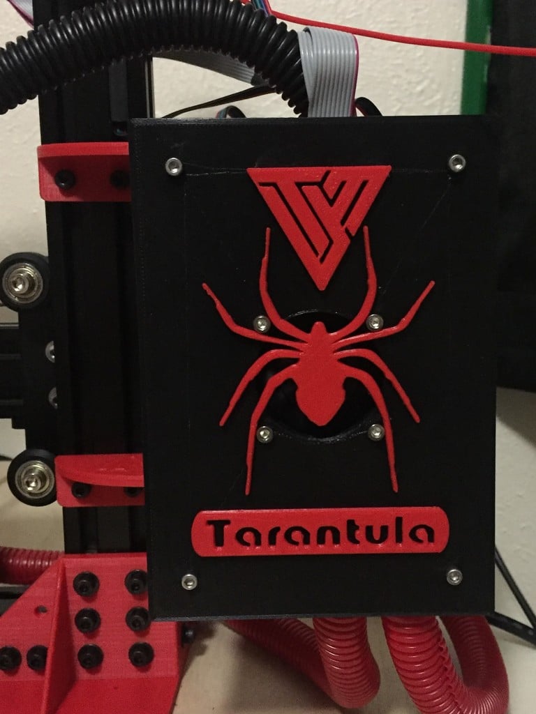 Tevo Tarantula Logo and Plaque