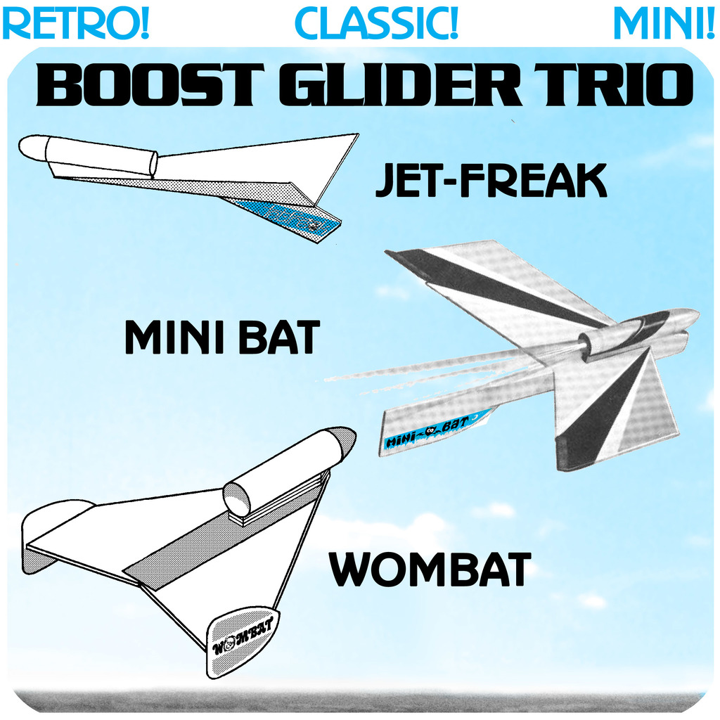 Retro Classic Mini Boost Glider Trio