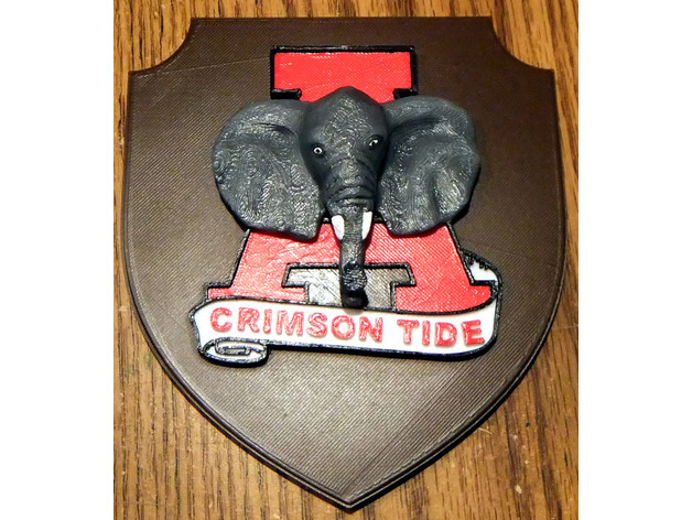 Alabama Crimson Tide Plaque