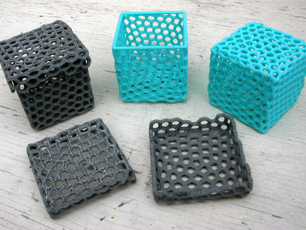 Box made from Hexagons