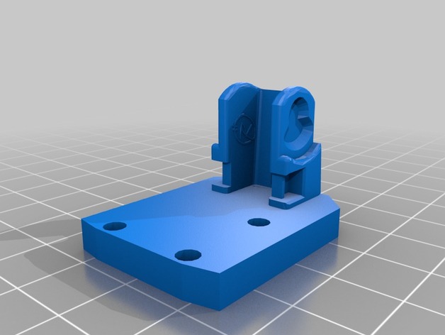Duplicator i3 Y-Axis Cable Chain BASE (x brace friendly)