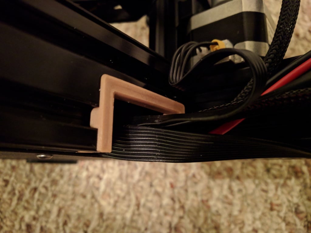 Ender 3 Protective Cover Mod, Cable Protector, 40x20mm