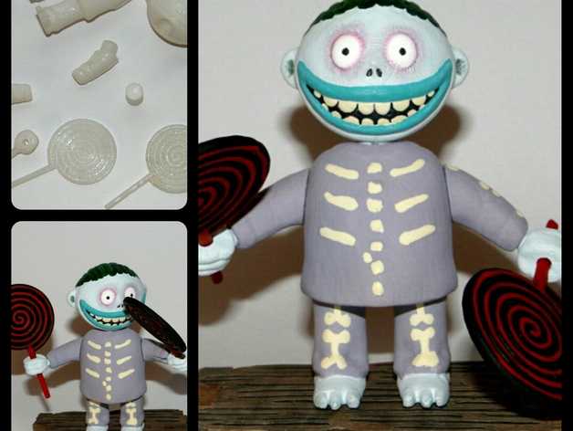 Nightmare Before Christmas - Barrel with Movable Joints