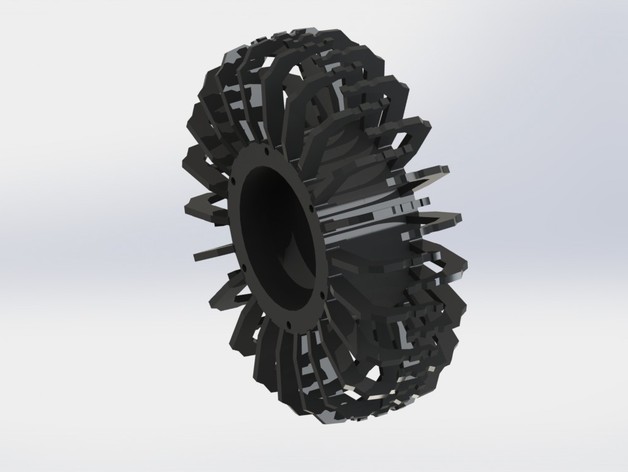 OPEN RC 3D Printed Rock Crawler Wheel